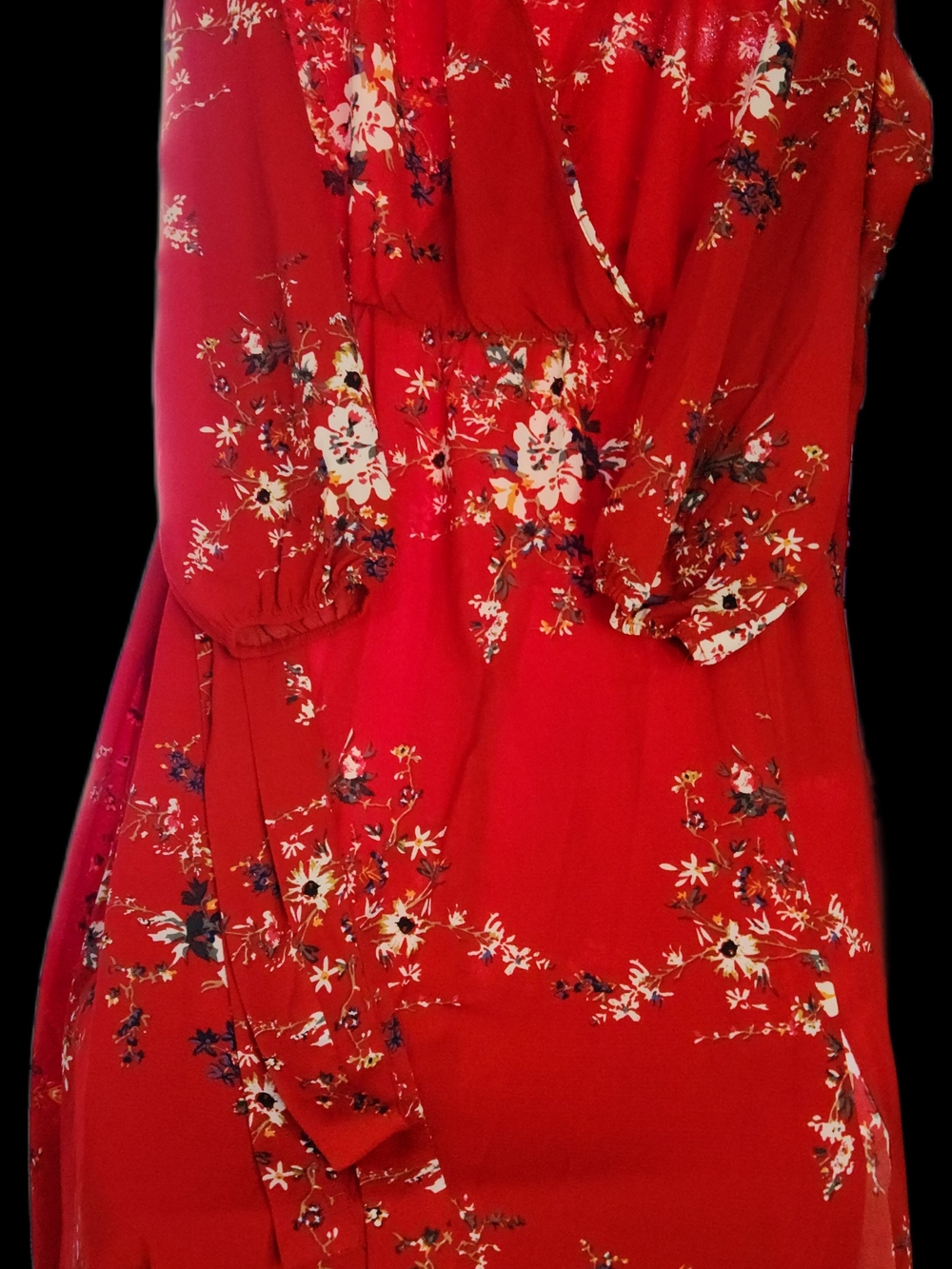 Bloomchic Red Floral Maxi Dress US Size 22-24
